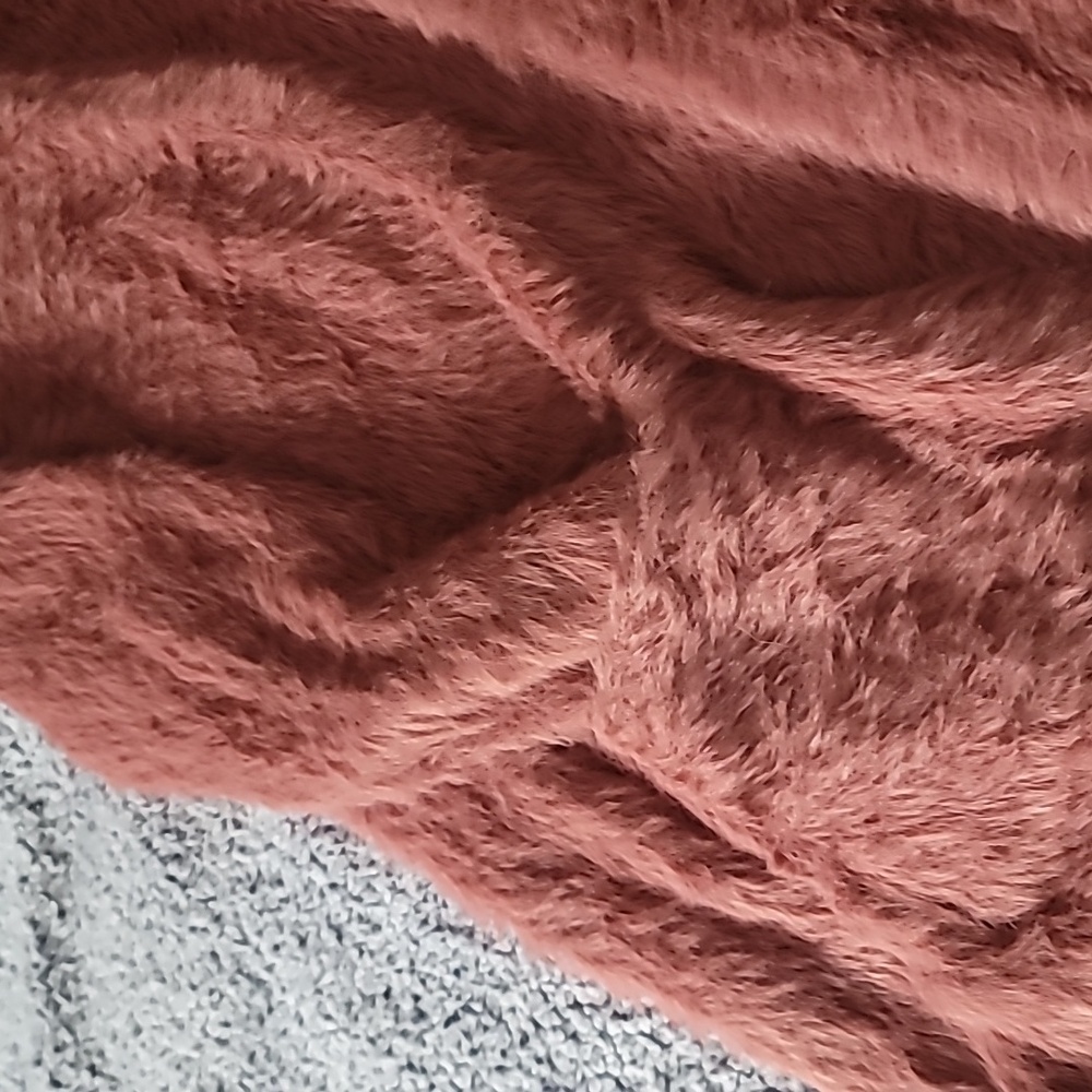 🐰 Free People Fuzzy Open Front Cardigan - Pink - Picture 8 of 15